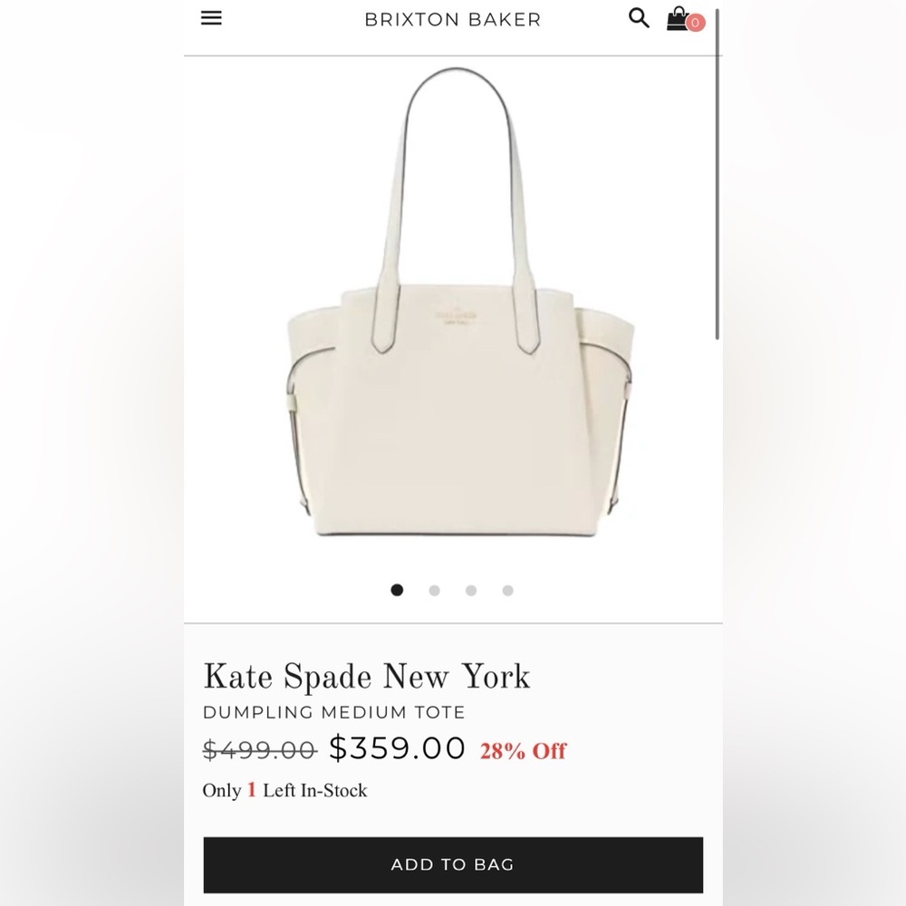 kate spade Cream Dumpling Medium Tote
